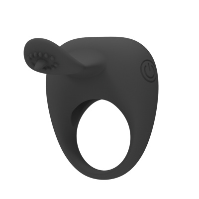Кольцо эрекционное с вибрацией STIMULATING TONGUO (BI-210135)