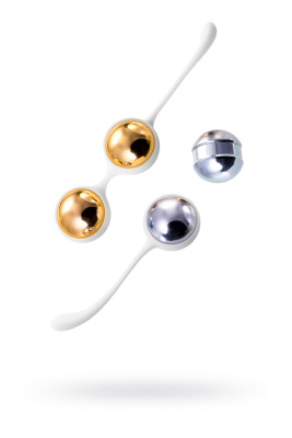 Вагинальные шарики Nalone Yany, металл, синие, 15,5 см (0T-00008694)