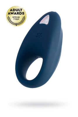 Эрекционное кольцо на пенис Satisfyer Powerful, силикон, синий, 9 см. (УТ-00000405)