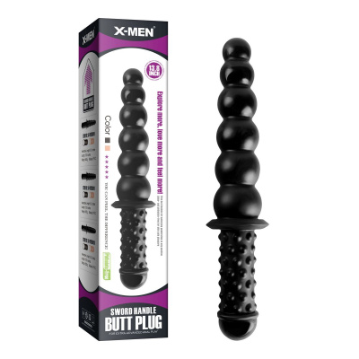 Анальный стимулятор, чёрный (X-MEN-3018-black)