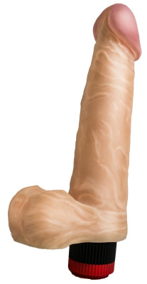 Вибратор реалистик HUMAN COPY, L 185 мм D 42 мм киберкожа (601603)