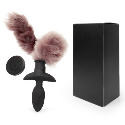 ВТУЛКА С ВИБРАЦИЕЙ 12 режима виляния хвоста, L 85 мм D 36 мм, цвет чёрный (2042-1)