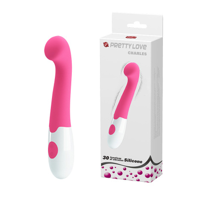 Вибромассажёр CHARLES силикон, D 32 мм L 170 мм, 30 режимов вибрации (BI-014221)